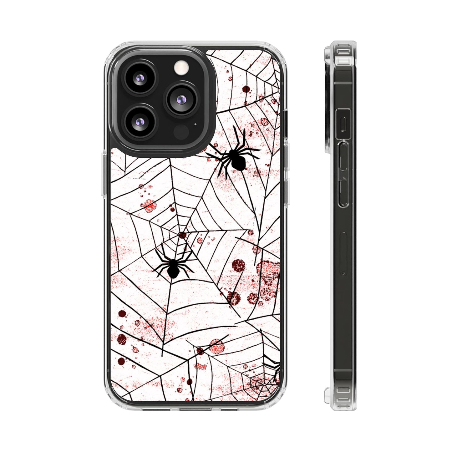 Clear Magnetic Phone Case – Blood Web
