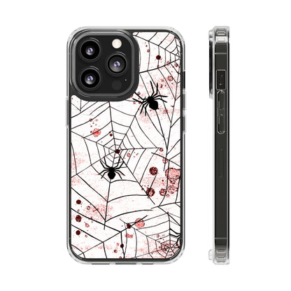 Clear Magnetic Phone Case – Blood Web