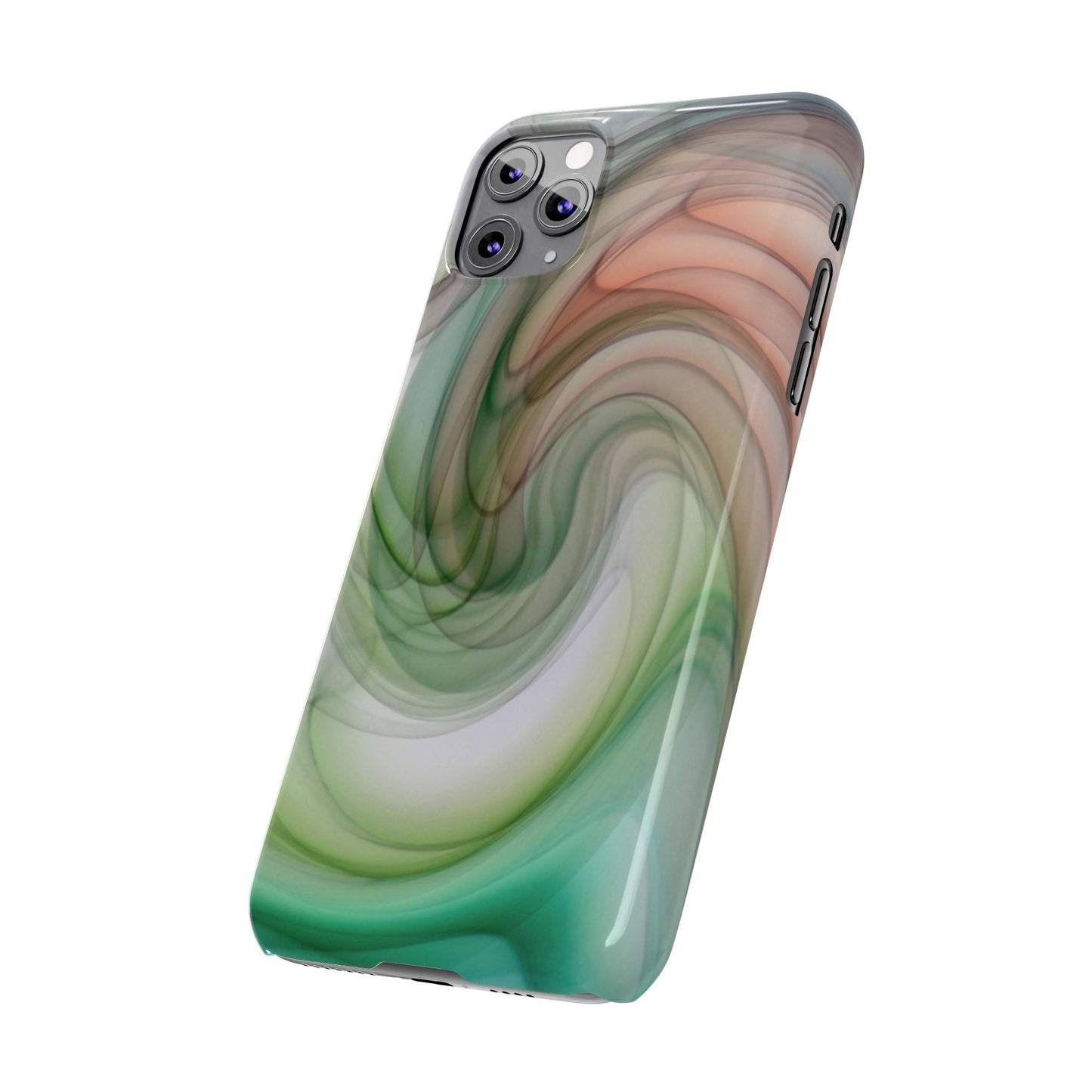 Slim Phone Case – Marble Flow