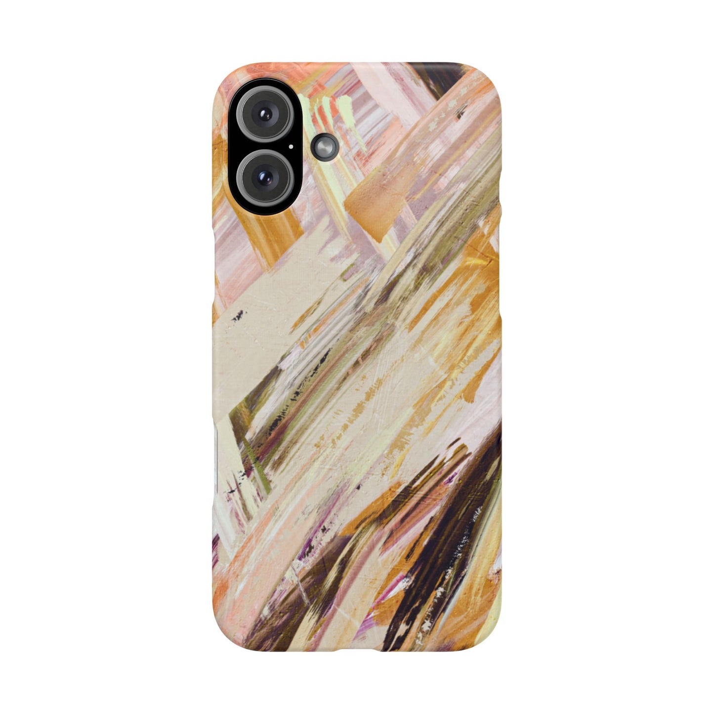 Snap Phone Case – Brush & Bronze