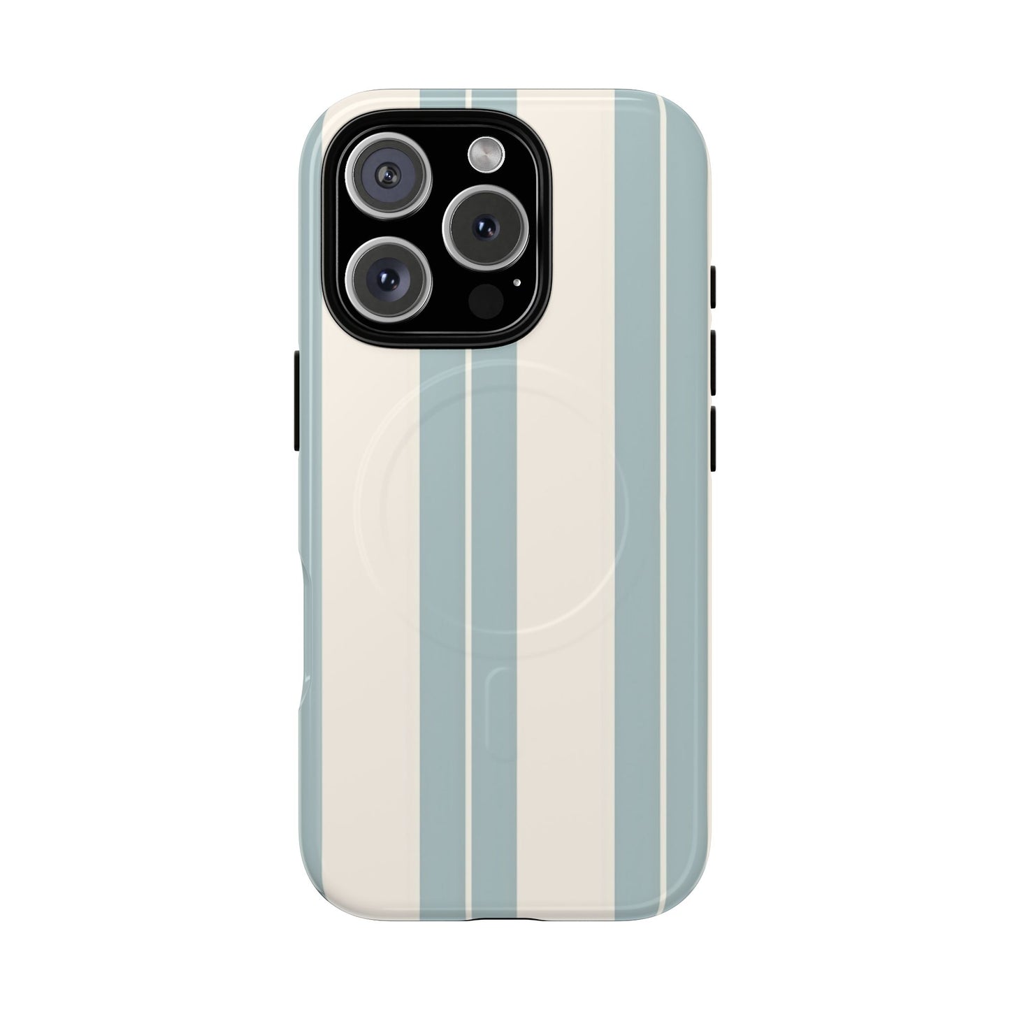 Protective Magnetic Phone Case - Coastal Stripe