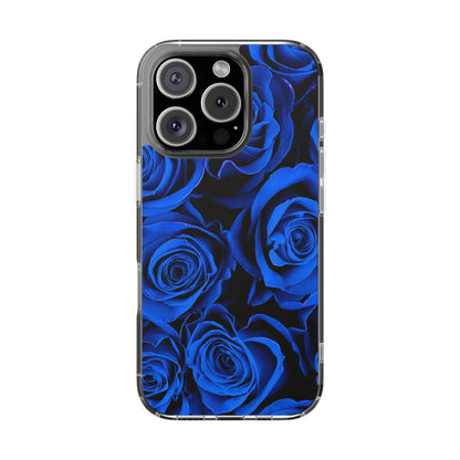 Clear Phone Case – Midnight Bloom
