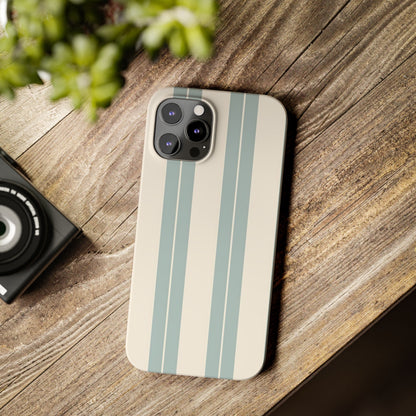 Slim Phone Case – Coastal Stripe