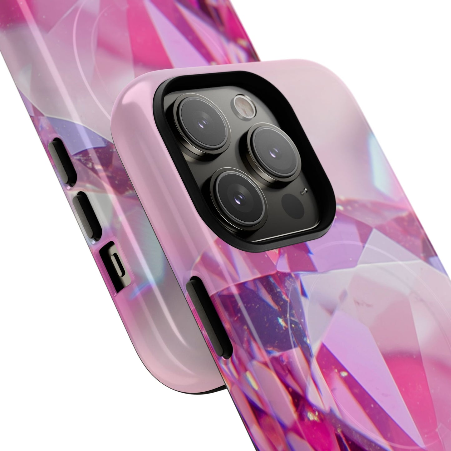 Protective Magnetic Phone Case – Pink Ice