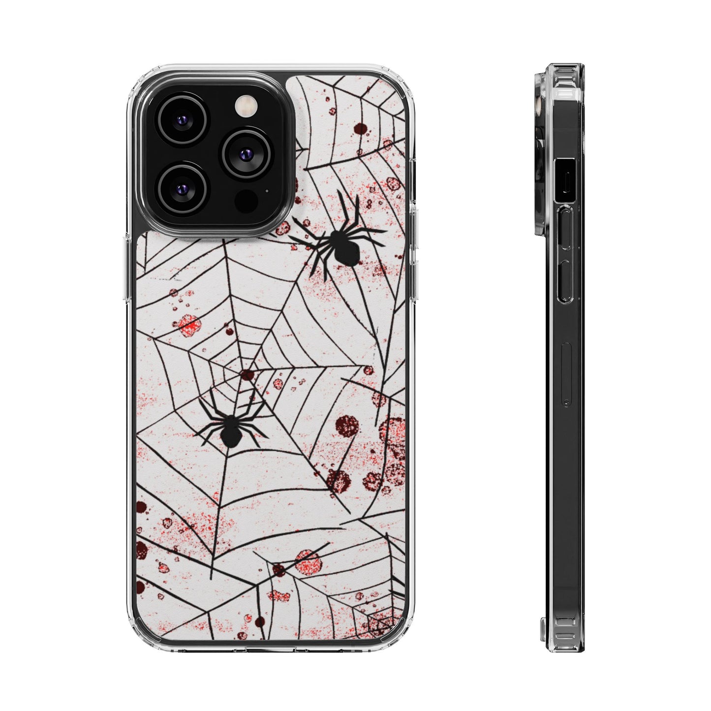 Clear Magnetic Phone Case – Blood Web