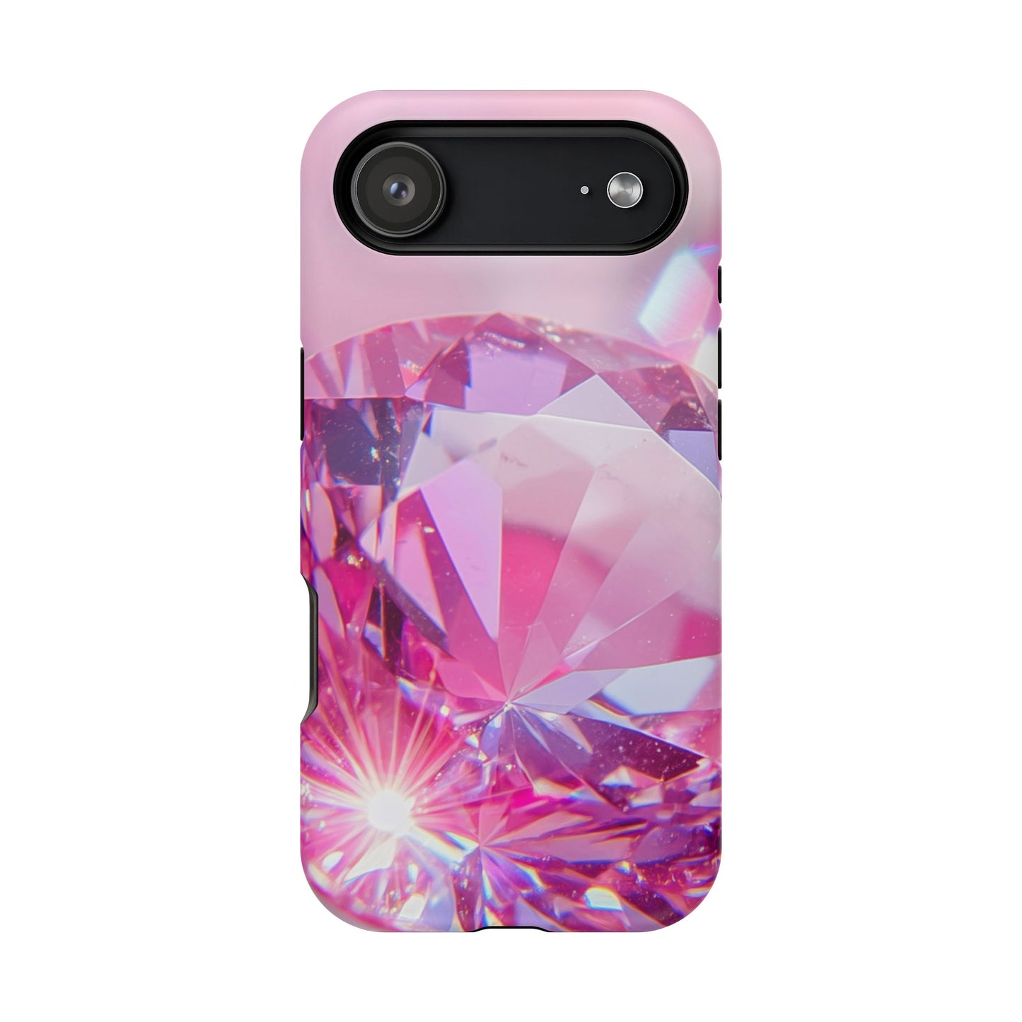 Wireless-Charging Compatible Case – Pink Ice