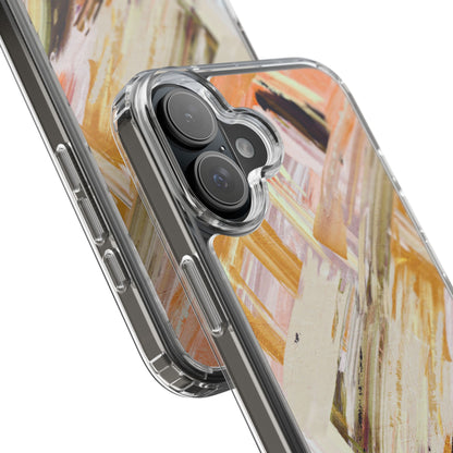 Clear Phone Case – Brush & Bronze