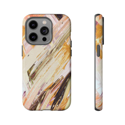 Protective Phone Case – Brush & Bronze