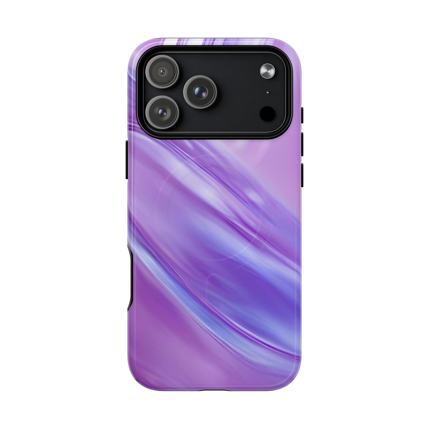 Protective Magnetic Phone Case – Lavender Wave