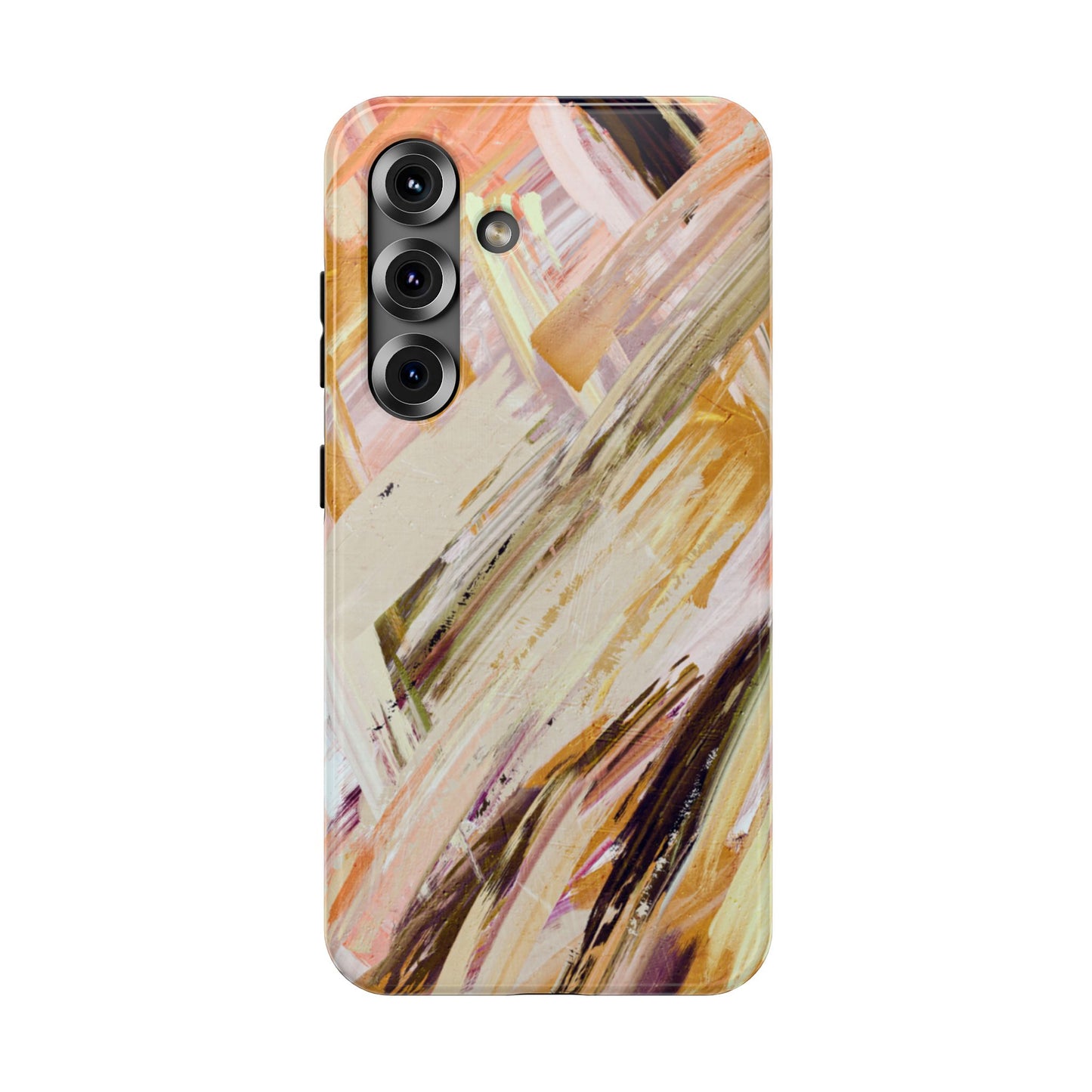 Impact-Resistant Phone Case – Brush & Bronze