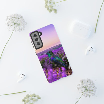 Protective Phone Case – Hummingbird Reverie