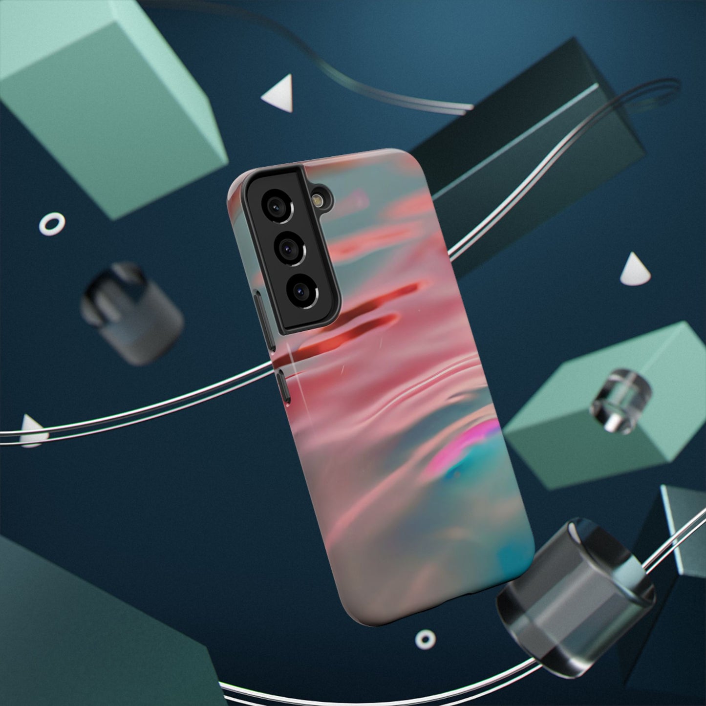 Impact-Resistant Phone Case – Liquid Sunset
