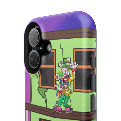 Zombie Arcade Phone Case — Colorful Cartoon Horror Impact-Resistant iPhone Cover