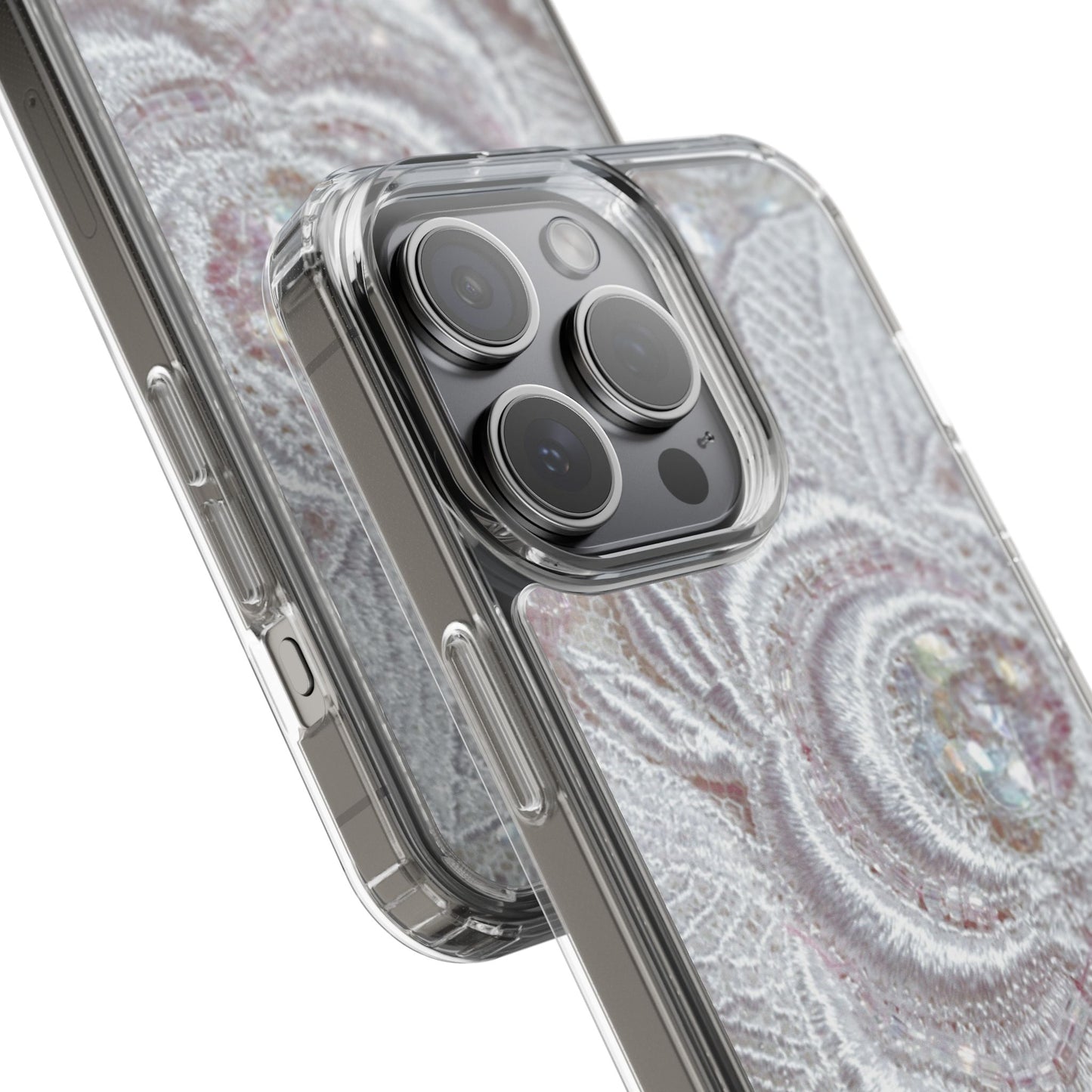 Clear Phone Case – Lace Veil