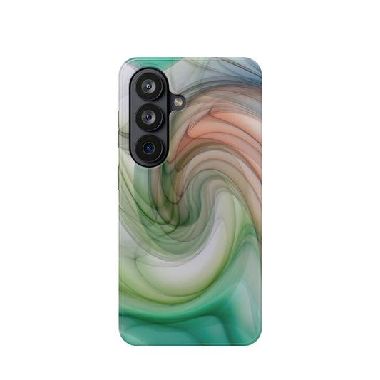 Wireless-Charging Compatible Case – Marble Flow