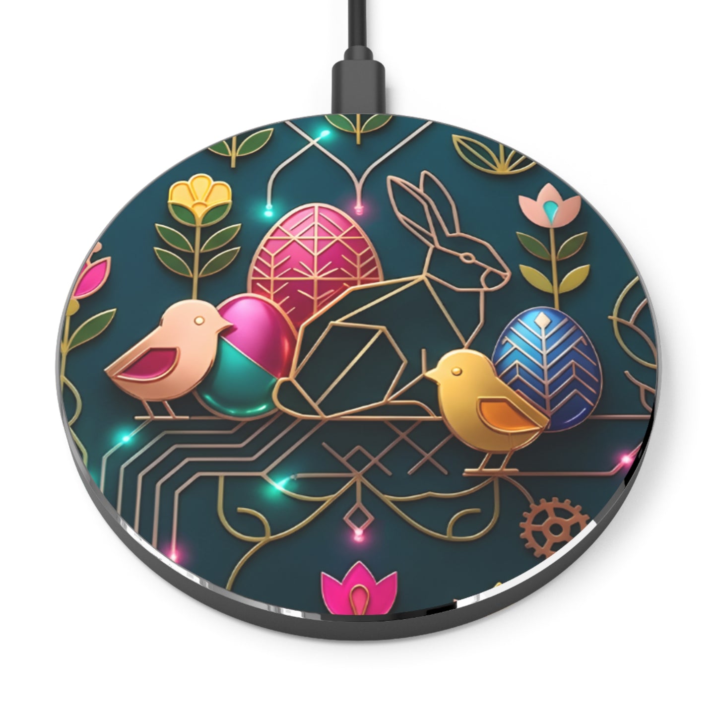 Wireless Charger – Jeweled Garden