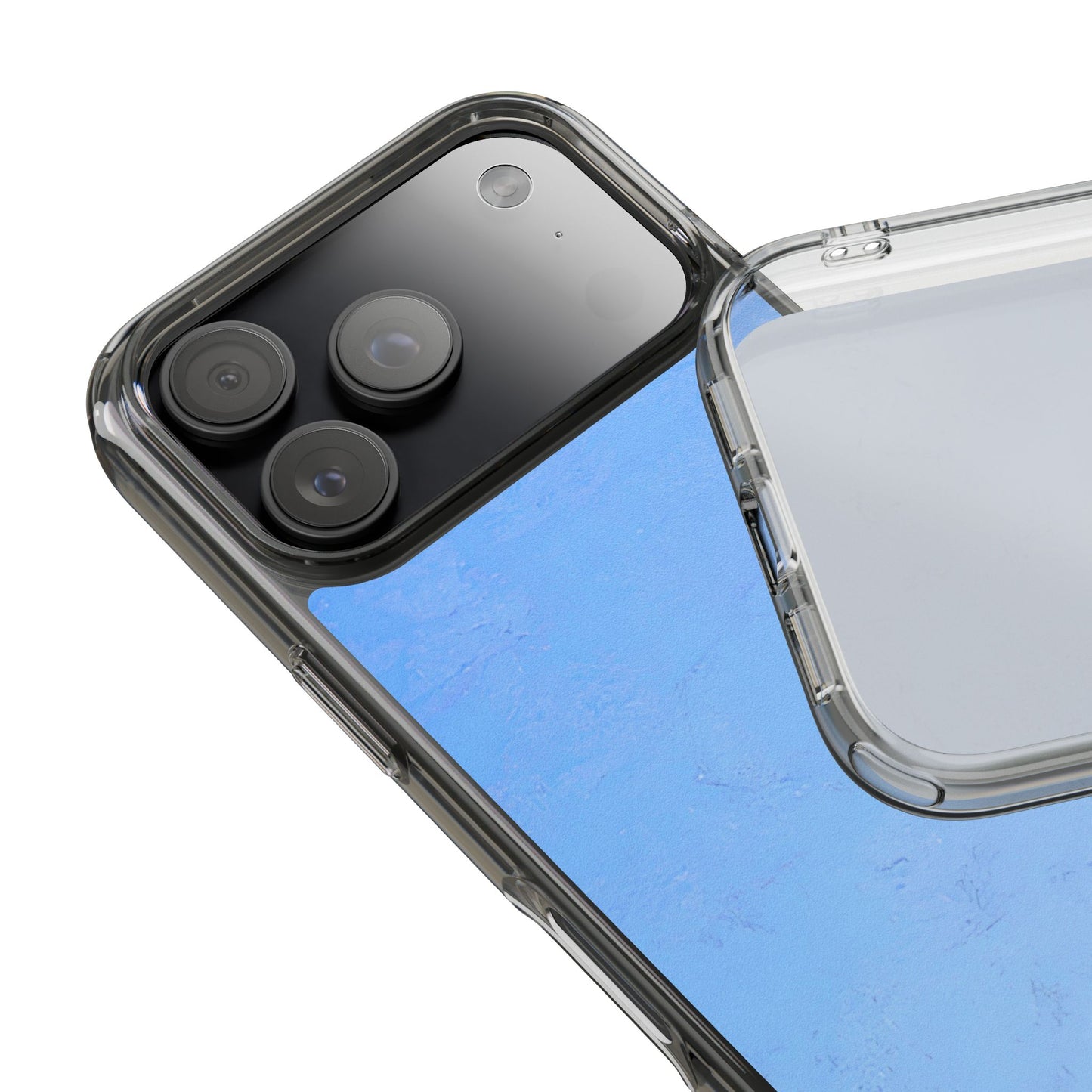Clear Phone Case – Azure Fade