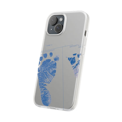 Flexi Case – Mom’s Little Blue Footprints