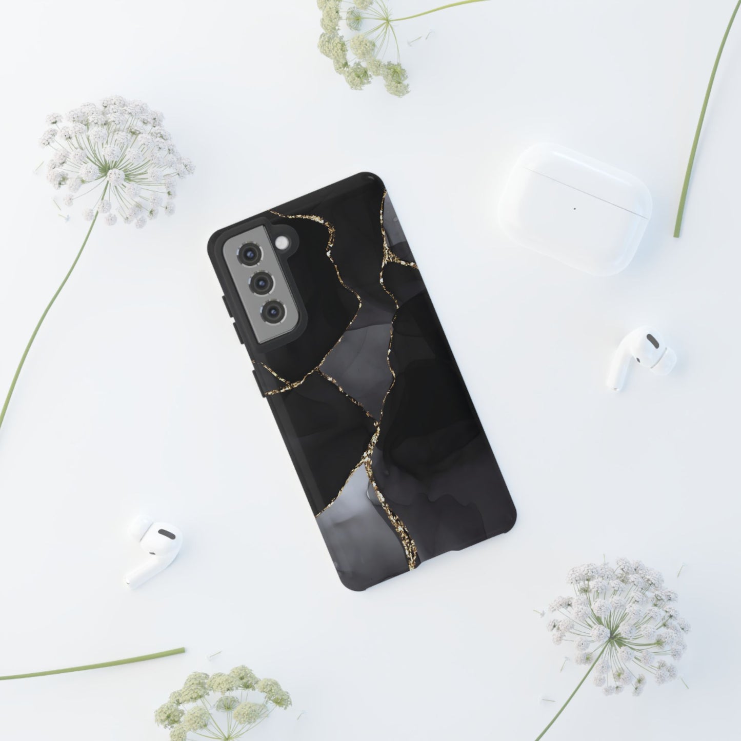Protective Phone Case – Obsidian Vein