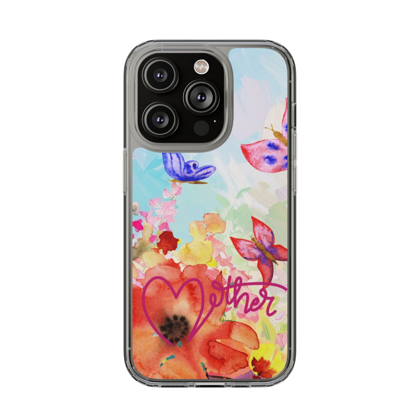Clear Phone Case – Mother’s Flutter