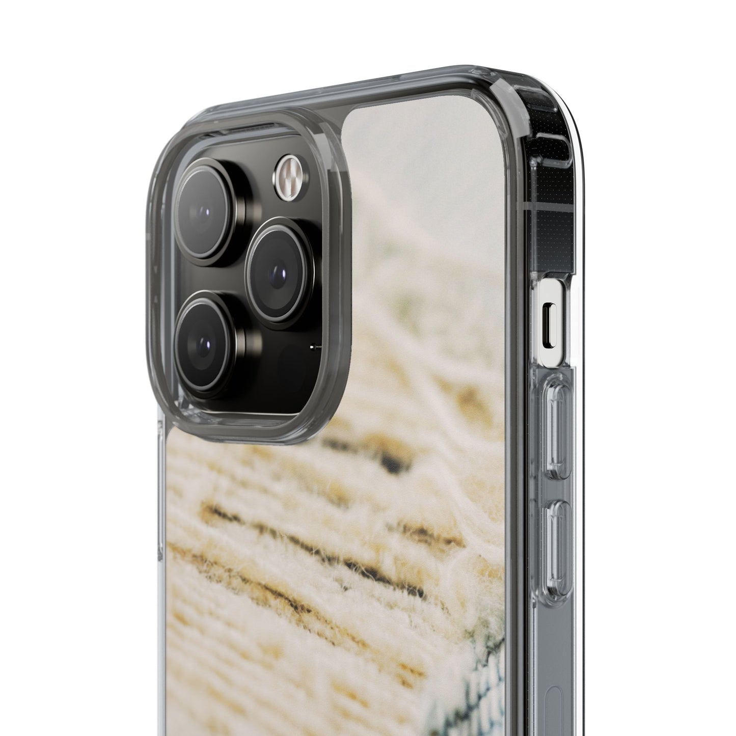 Clear Phone Case – Woven Warmth