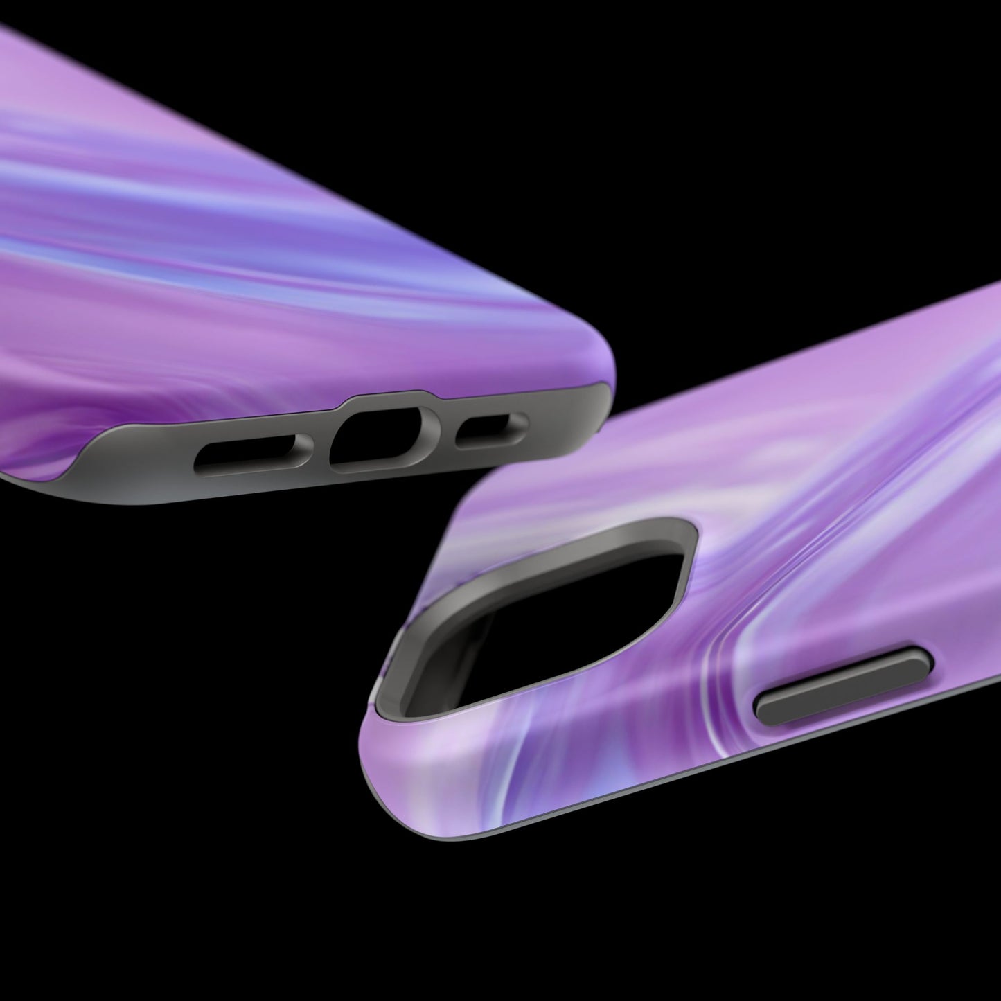 Wireless-Charging Compatible Case – Lavender Wave