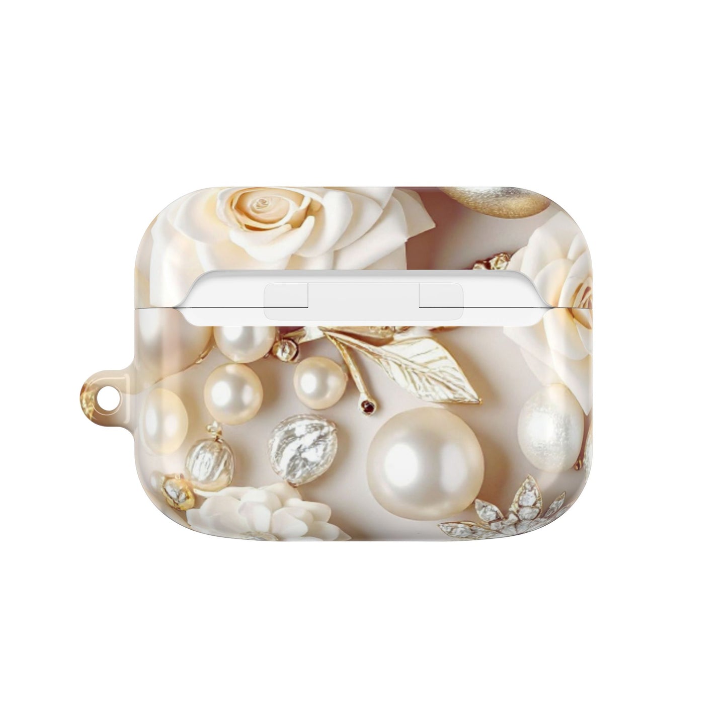 Earbud Case Cover – Ivory Opulence