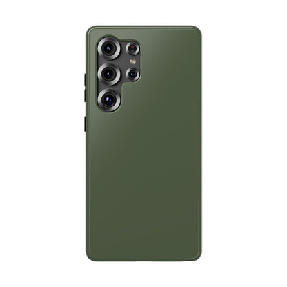 Impact-Resistant Phone Case — Military Green Protective Shockproof Cover