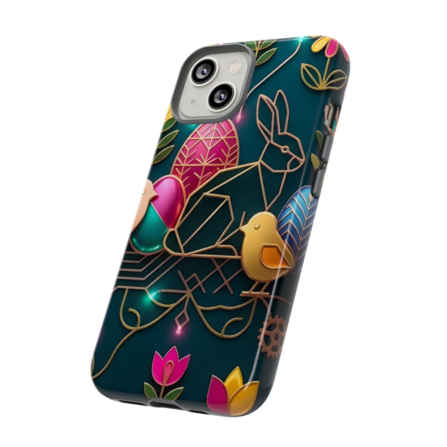 Protective Phone Case – Jeweled Garden