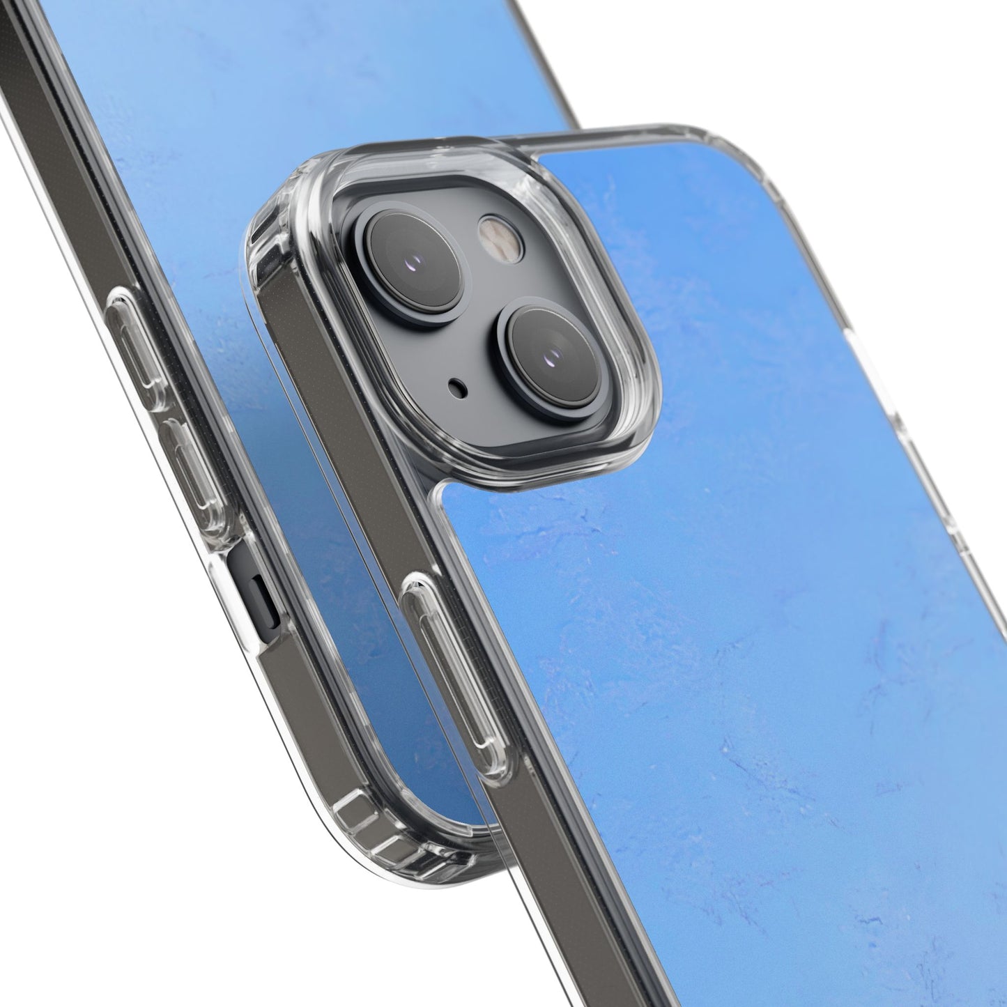 Clear Phone Case – Azure Fade