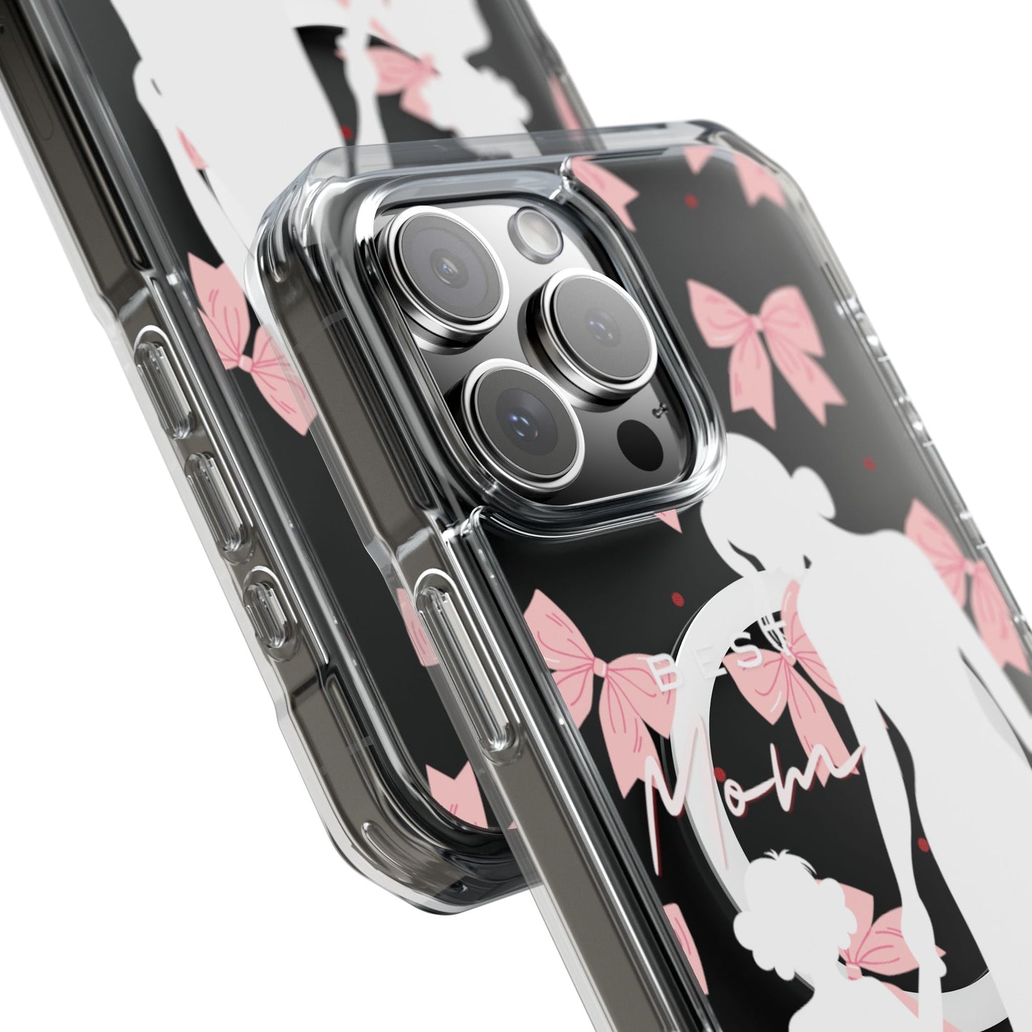 Clear Magnetic Phone Case – Best Mom: My Little Girl