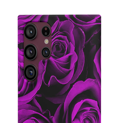 Snap Phone Case – Amethyst Roses