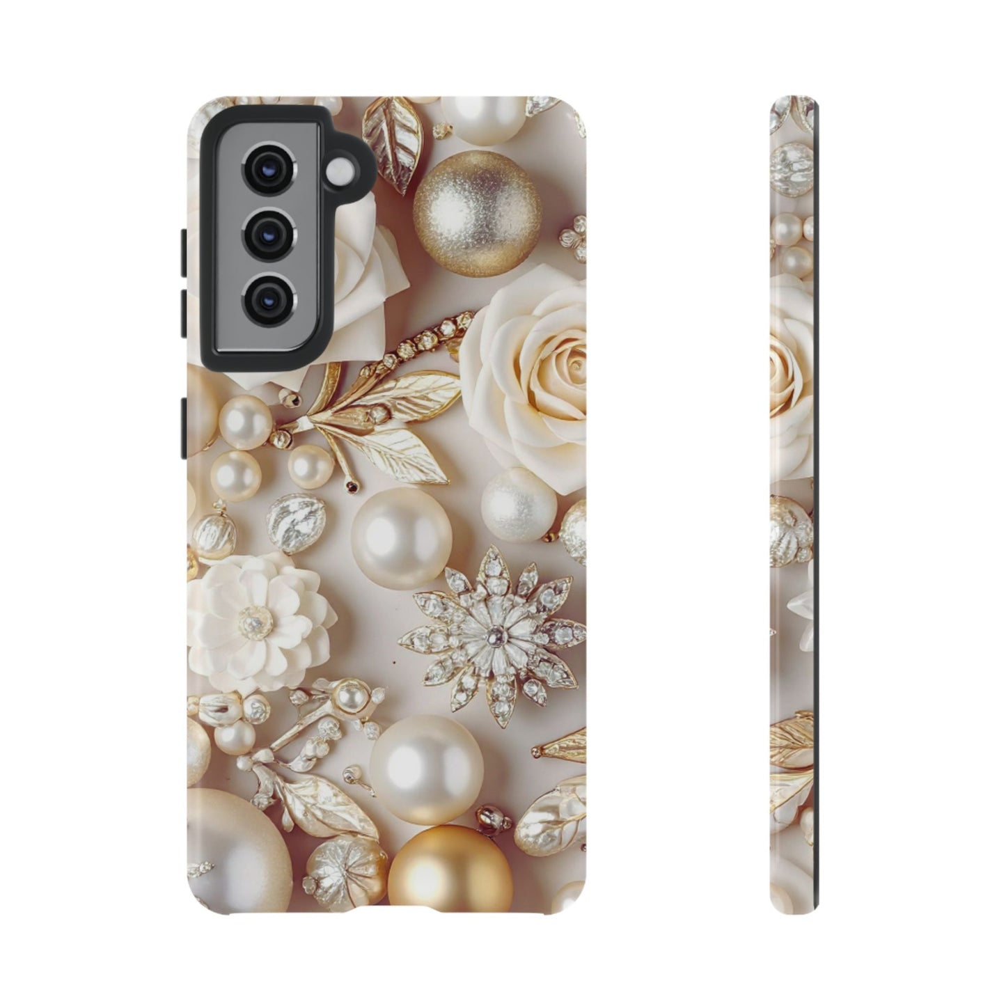 Protective Phone Case – Ivory Opulence