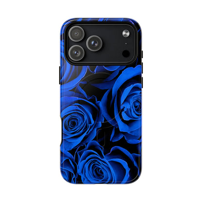 Protective Magnetic Phone Case – Midnight Bloom