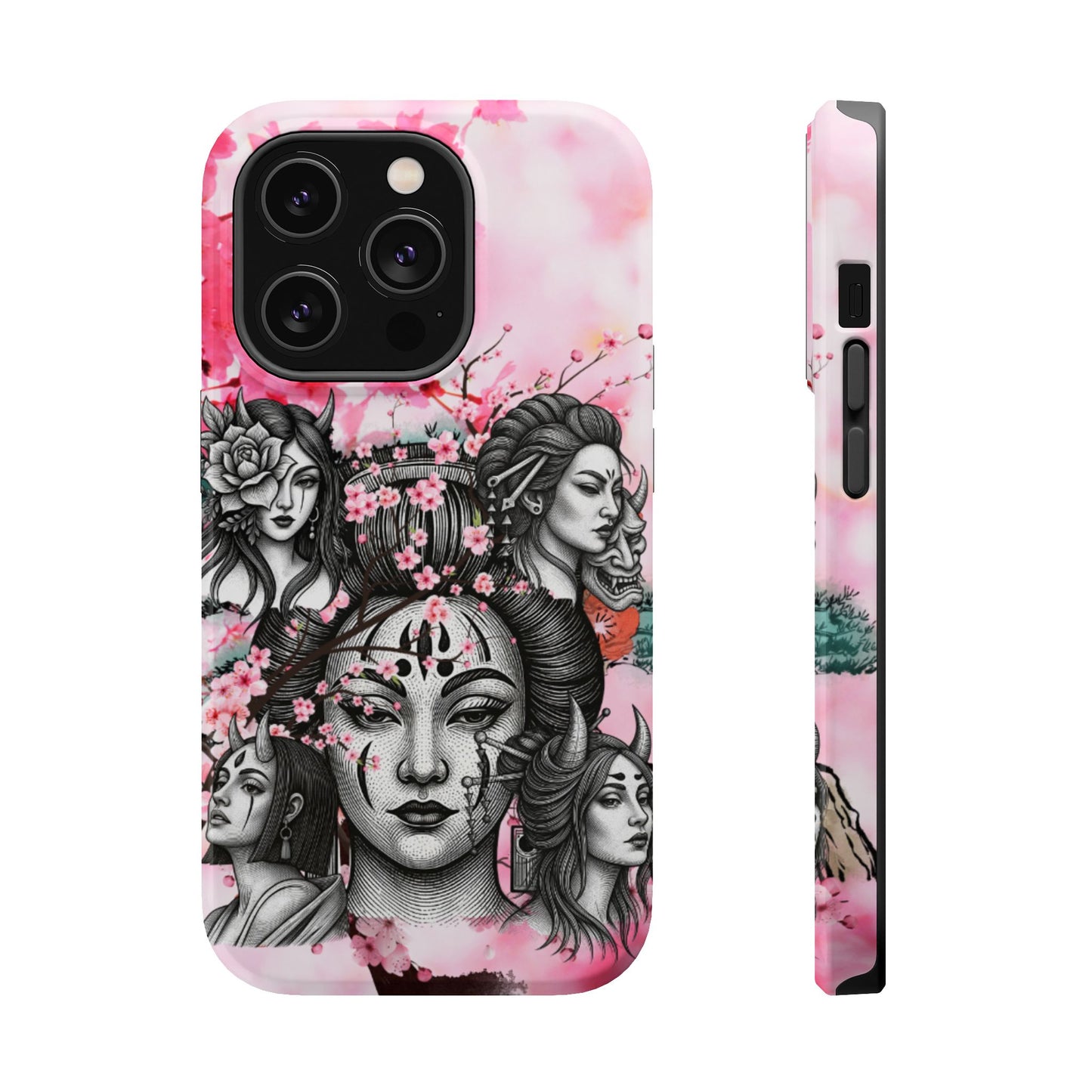 Wireless-Charging Compatible Case – Blossom & Thorn