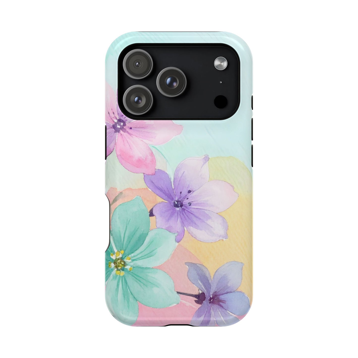 Wireless-Charging Compatible Case – Water Petal