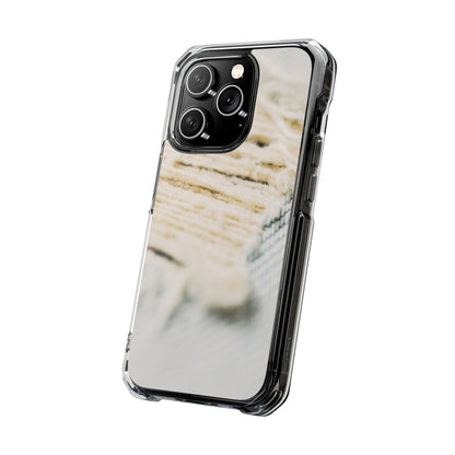 Clear Magnetic Phone Case – Woven Warmth