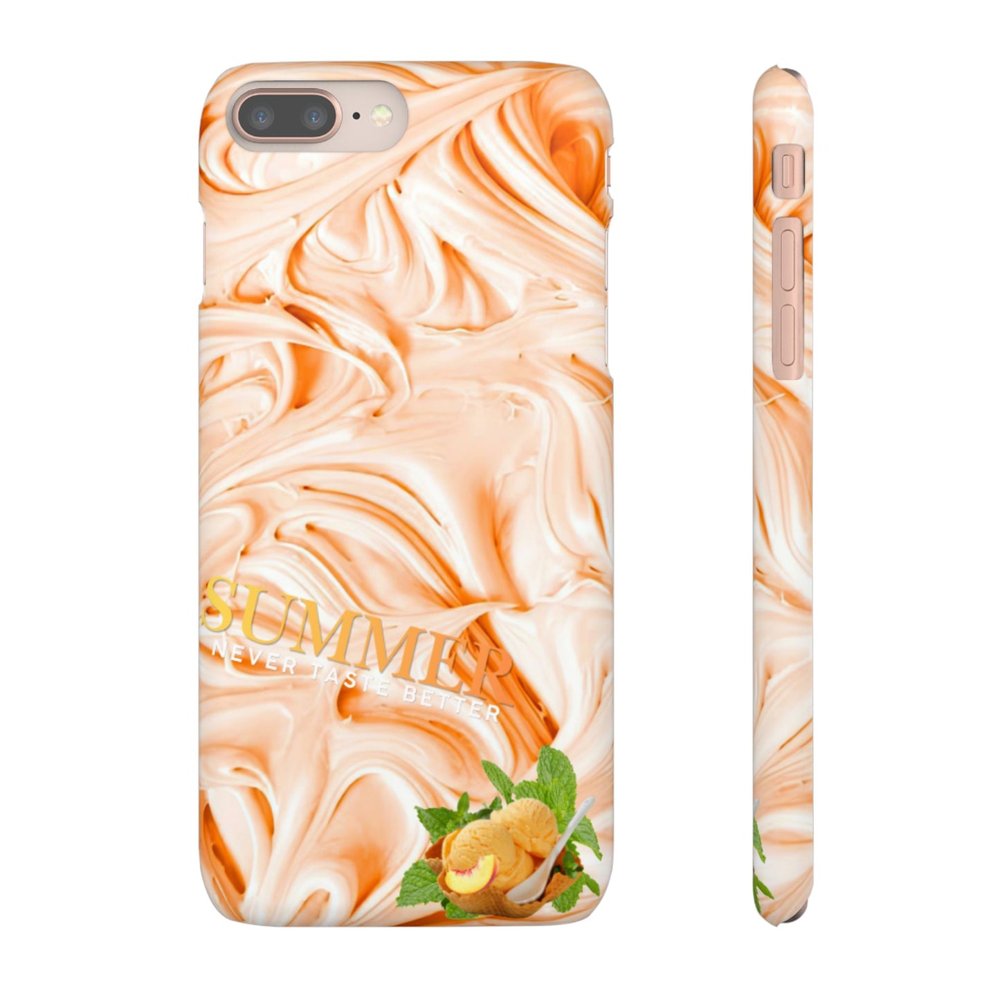 Snap Phone Case – Peach Sorbet