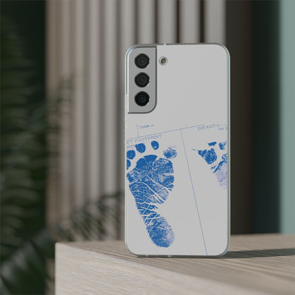 Flexi Case – Mom’s Little Blue Footprints