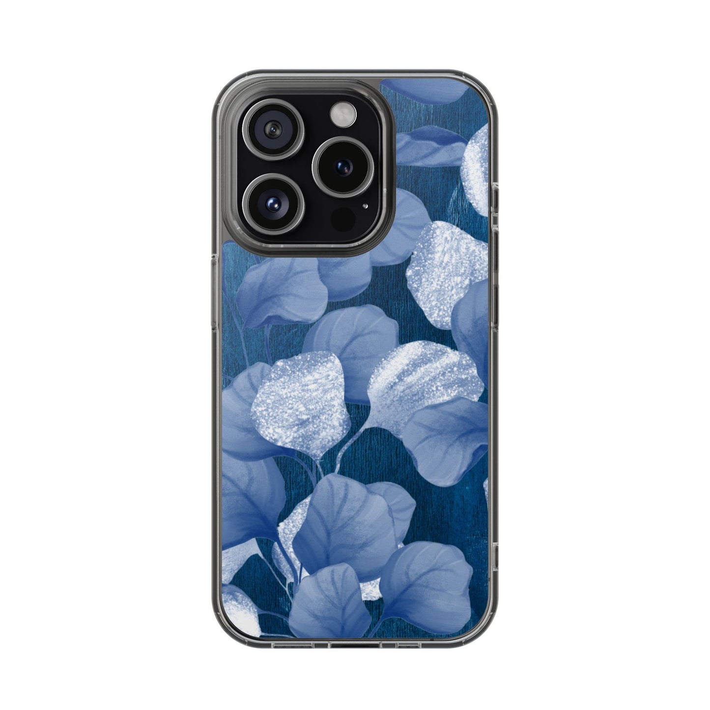 Clear Magnetic Phone Case – October Blues