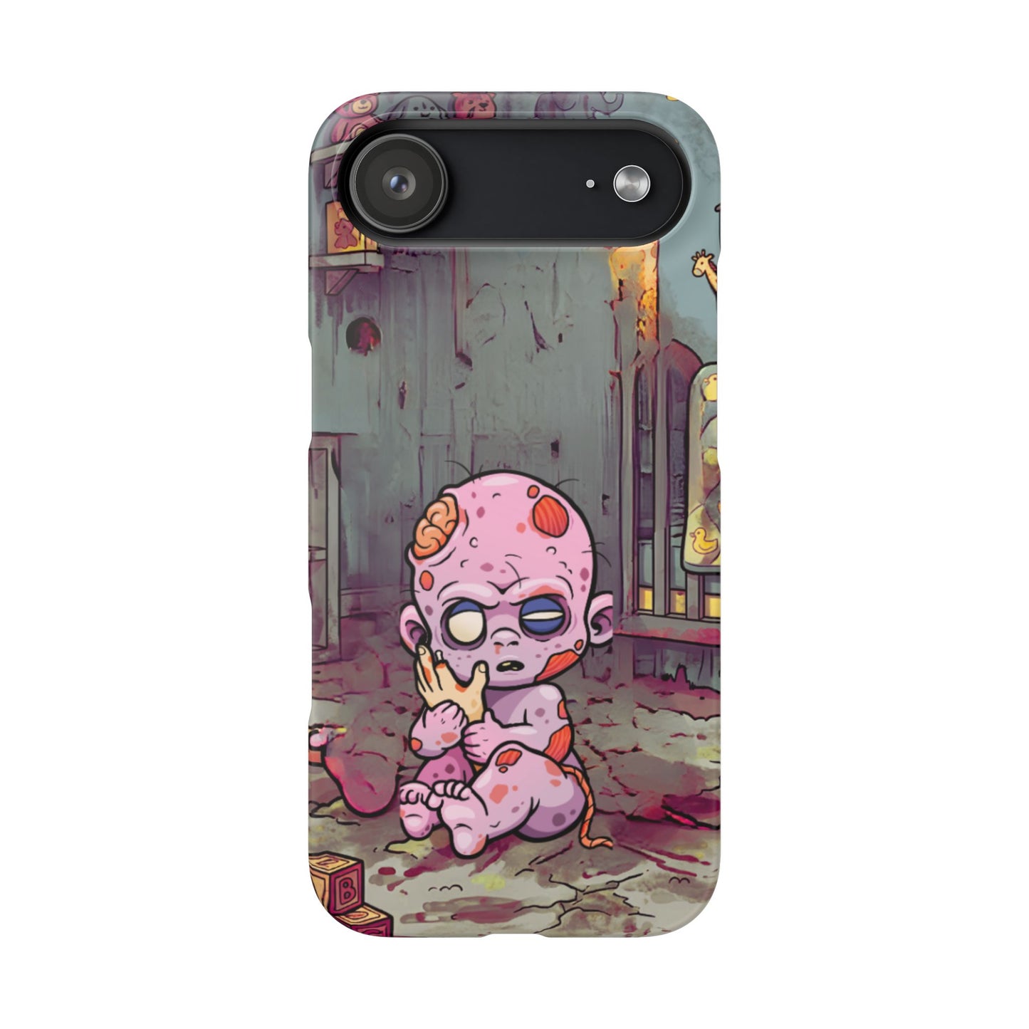 Phone Case — Creepy Cute Zombie Baby Nursery Design
