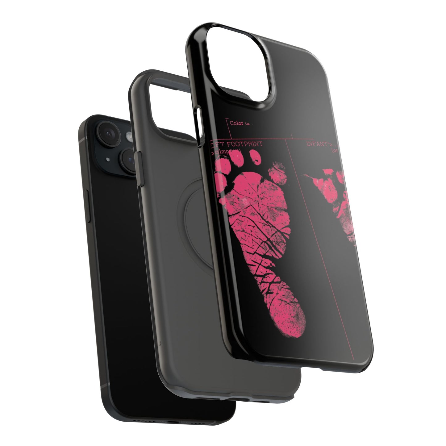 Wireless-Charging Compatible Case – Mom’s Little Pink Footprints