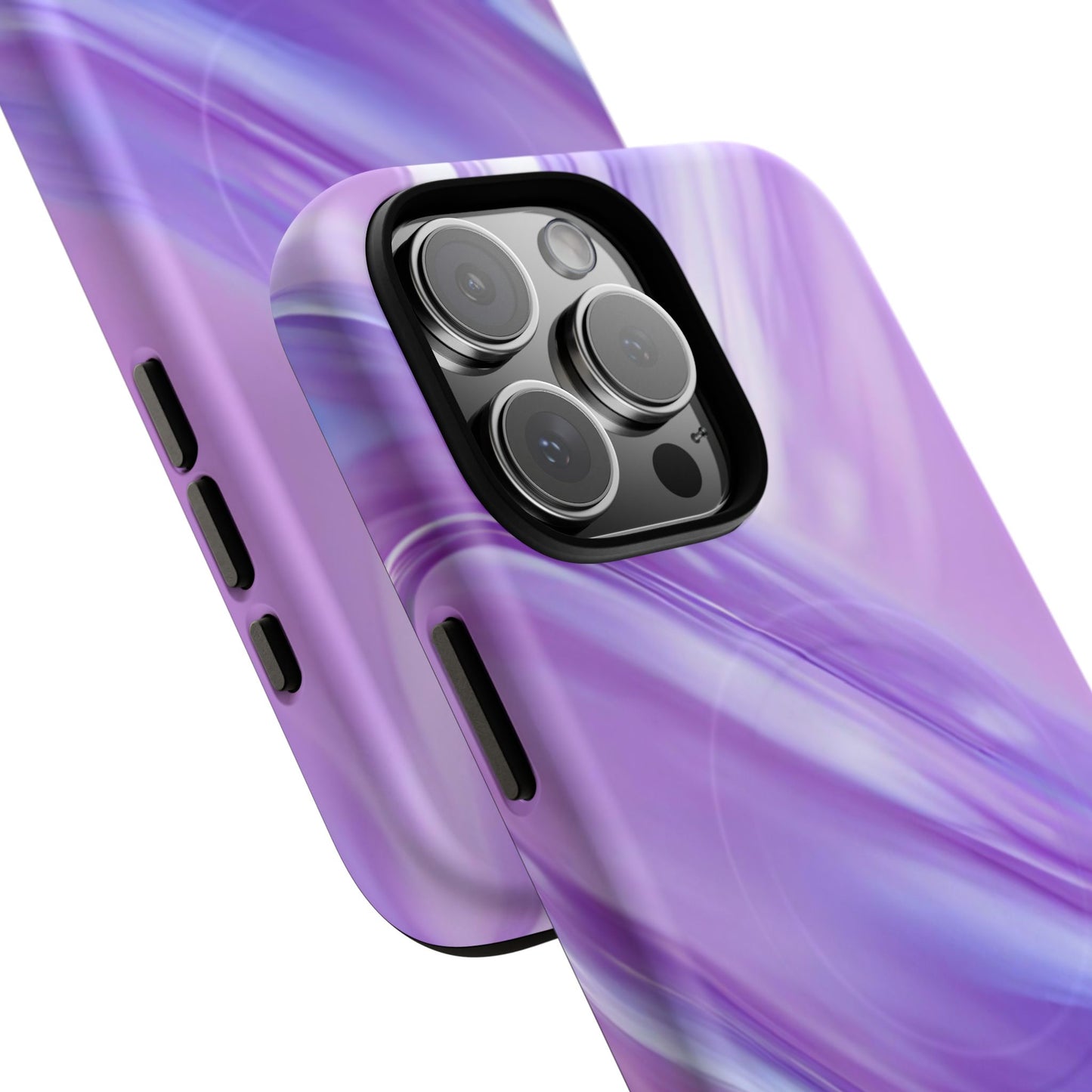 Protective Magnetic Phone Case – Lavender Wave