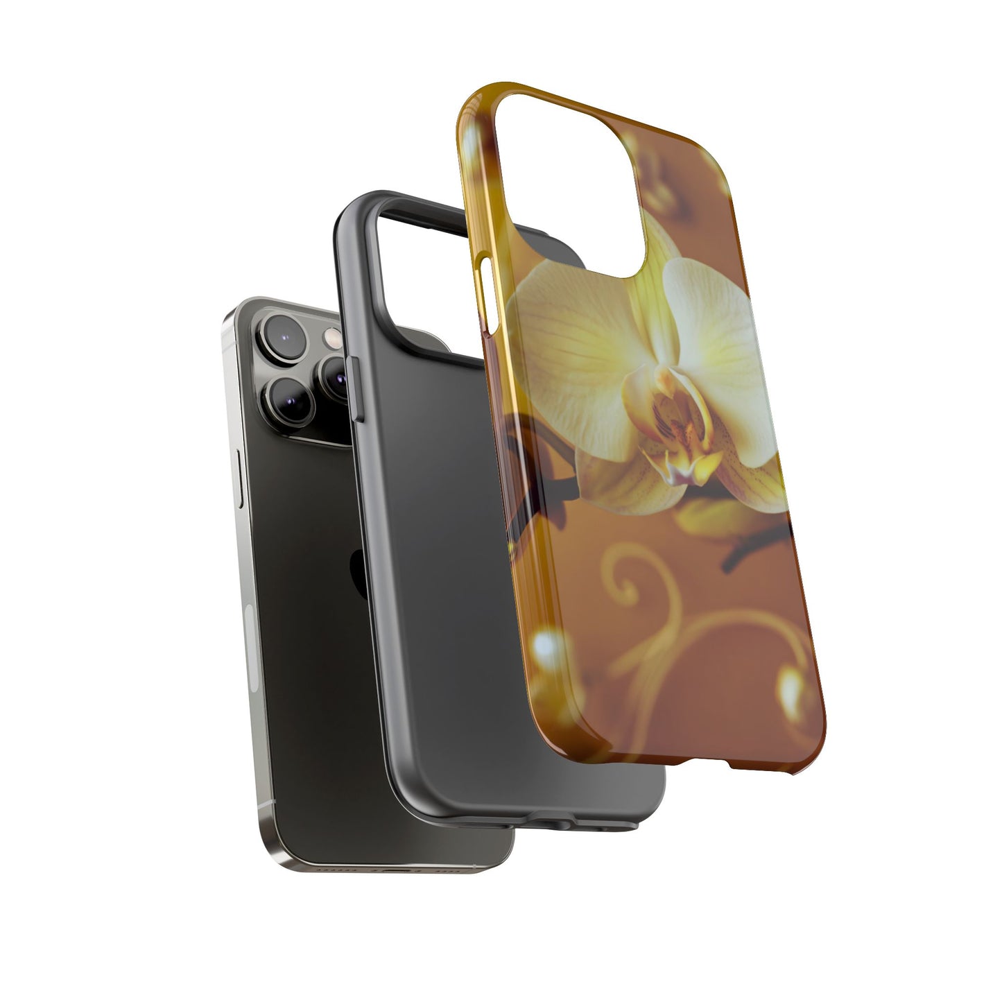 Protective Phone Case – Amber Orchid