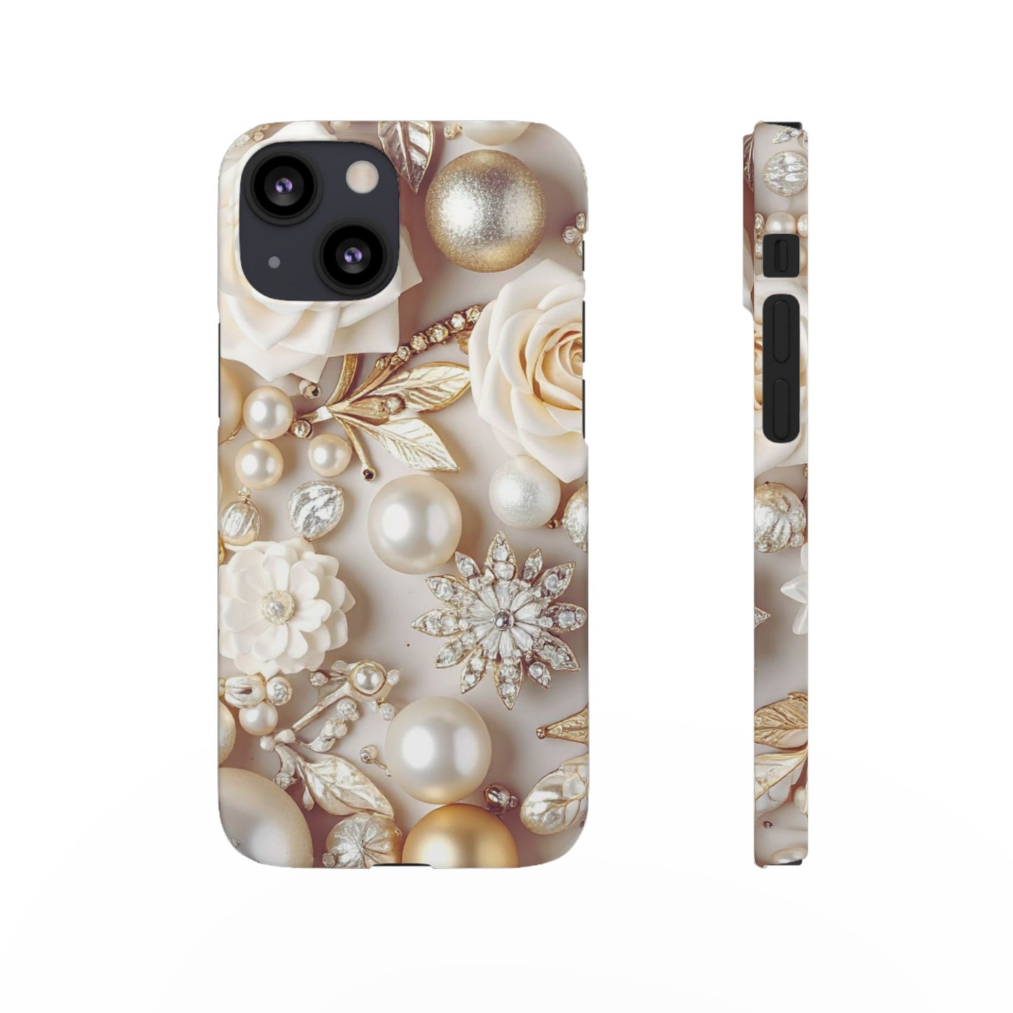 Snap Phone Case – Ivory Opulence