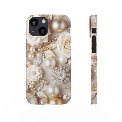Snap Phone Case – Ivory Opulence