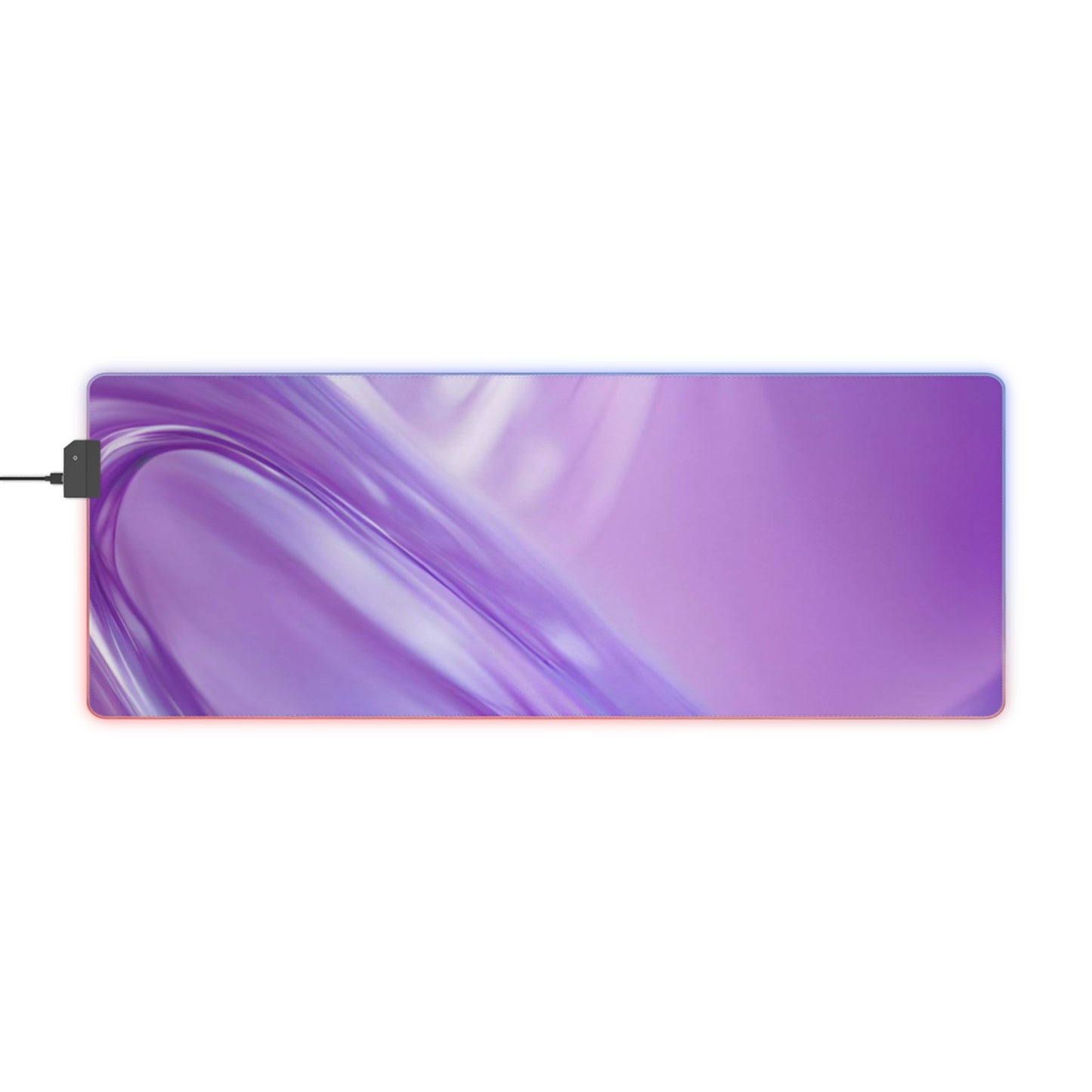 Gaming LED Desk Mat – Lavender Wave
