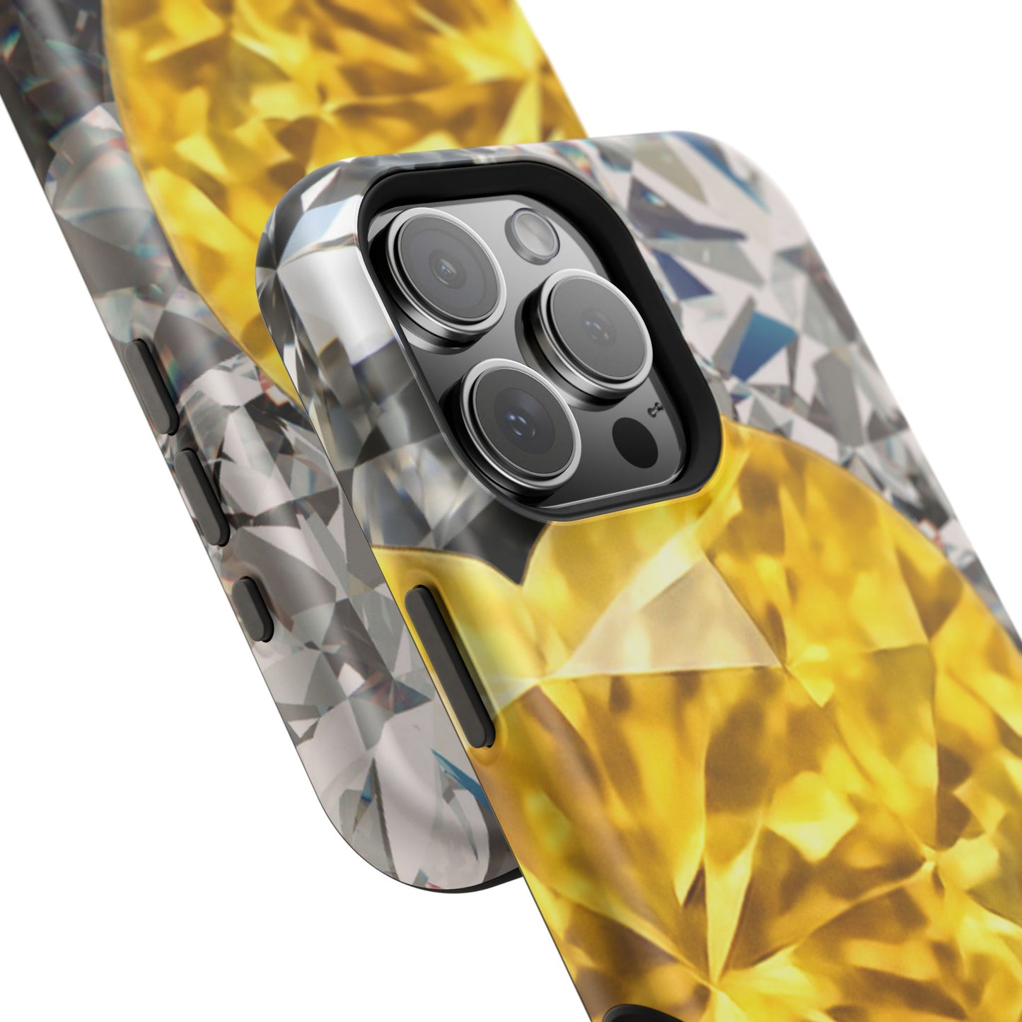 Impact-Resistant Phone Case – Heart of Gold