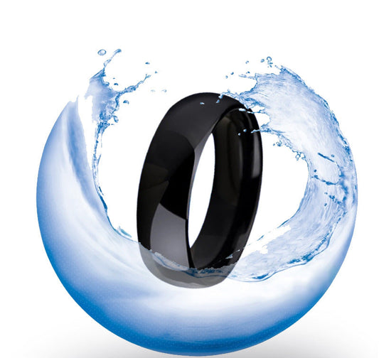 High-Tech Ceramic Smart Ring - Advanced Wearable Technology with Premium Design
