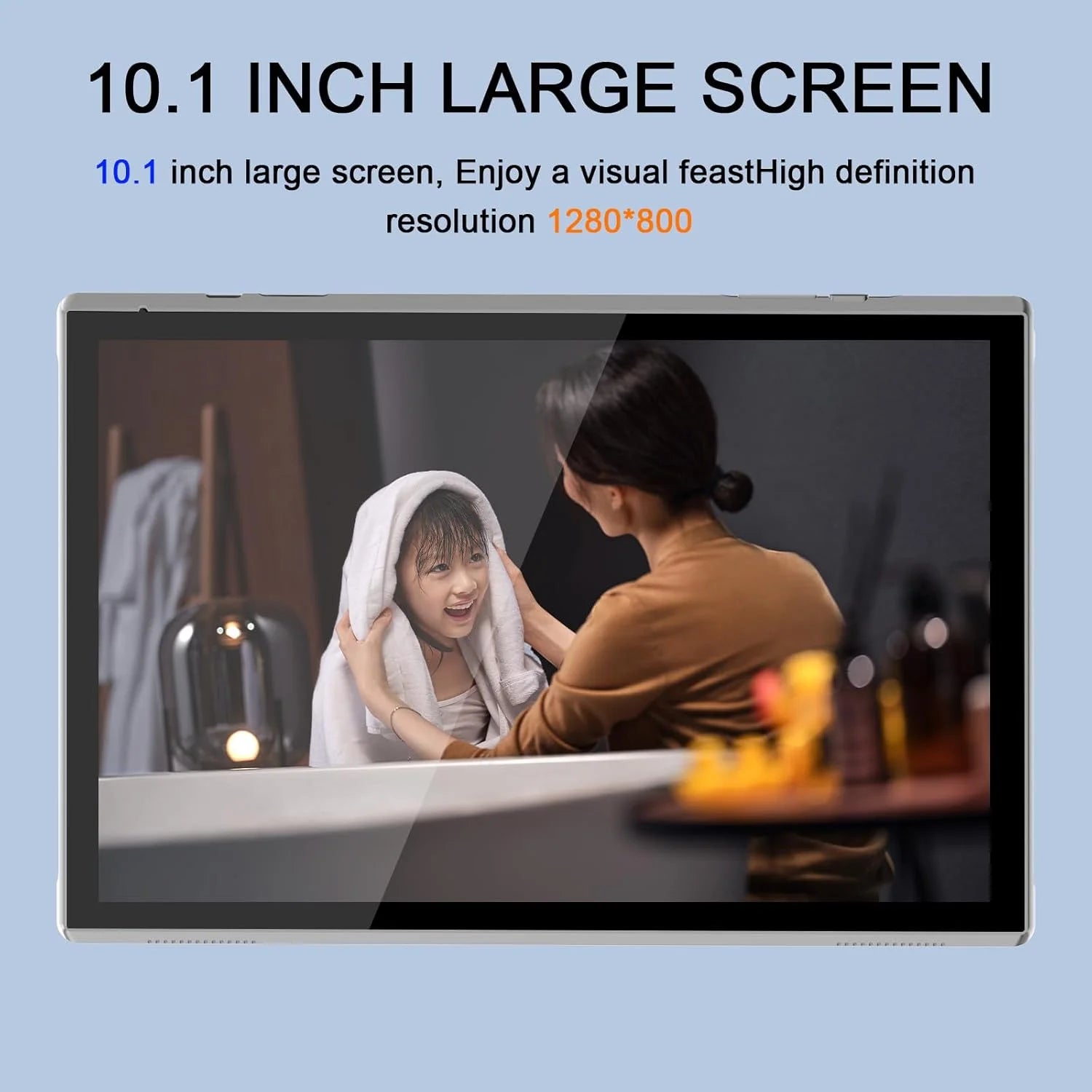 Tablet 10 Inch Android 12 Tableta, 2 in 1 Tablets with Keyboard, Mouse, Case, Stylus, 32GB ROM+2GB RAM/512GB Expendable, 8MP Dual Camera, Quad Core Processor, 6000Mah Battery, 1280*800 FHD 10'' Tab PC